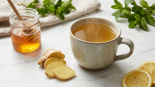 Ginger tea for women's period cramps and menstrual pain relief