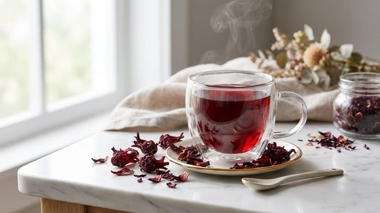 Hibiscus tea for women's menstrual health, period cramps, and PMS relief