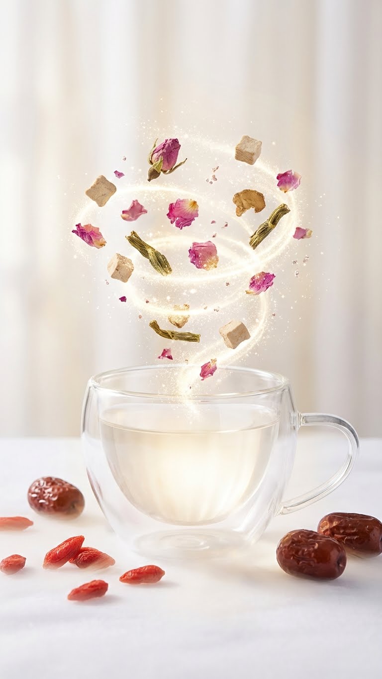 The Crystal Glow Ritual™: Whitening & Radiance Tea