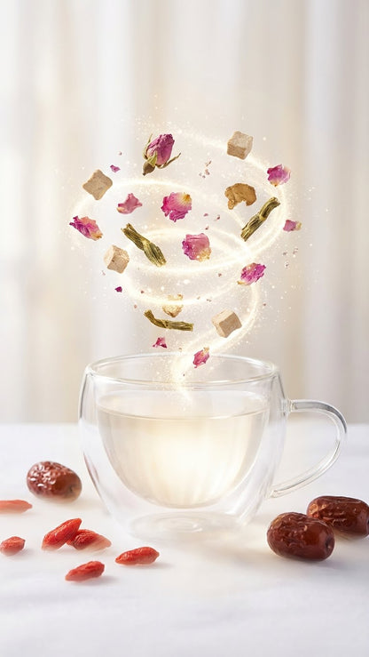 The Crystal Glow Ritual™: Whitening & Radiance Tea